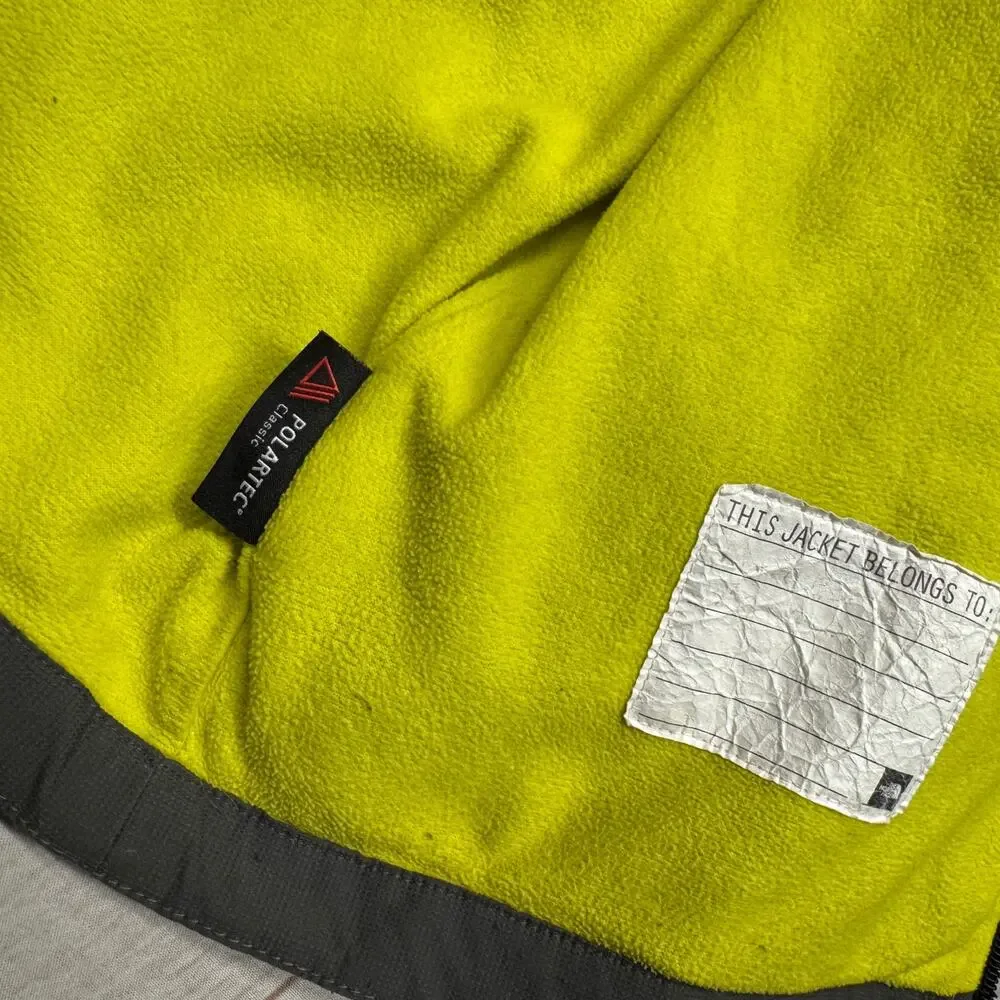 The North Face Boys Polartec Fleece Lined Jacket Size M (10/12) Gray&Black - Picture 6 of 8